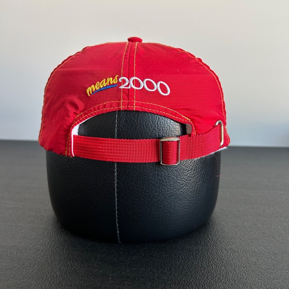Vintage 2000 M&M Hat Cap Strap Back Adjustable Red Y2K Candy Promo Adult - Picture 3 of 7